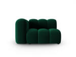 Micadoni Modul pentru canapea Lupine cu tapiterie din catifea, verde inchis (MIC_1SL_44_F1_LUPINE3) Canapea