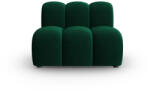 Micadoni Modul pentru canapea Lupine cu tapiterie din catifea, verde inchis (MIC_1S_44_F1_LUPINE3) Canapea