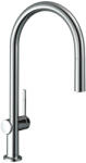Hansgrohe Talis M54, karos konyhai csaptelep 210, kihúzható kifolyó, 1jet, króm, HAN-72802000 (HAN-72802000)