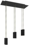 Creative-Cables 6 fényű függőlámpa 675 mm-es téglalap alakú XXL Rose-One-al, szövetkábellel és fém Tub-E14 lámpaernyővel (SPM6REVN103KSPOTME14OTSERM65)