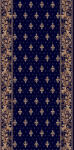 Delta Carpet Traversa Covor, Lotos 15033-810, Albastru, Latime 100 cm, Diverse Lungimi (15033-810-18) Covor