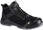 Portwest FX2 Bevel Composite Mid Boot S3S ESD SR FO - Fekete/Szürke - 45 (FE01BGY45)