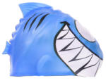 B2S Gyermek úszósapka BornToSwim Shark Junior Swim Cap Kék