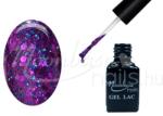 Moonbasanails One step géllakk 5ml #265 Sötétlila szivárvány glitterrel