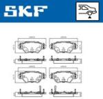 SKF set placute frana, frana disc SKF VKBP90806A (VKBP90806A)