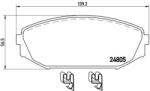 BREMBO fékbetétkészlet, tárcsafék BREMBO P 28 049 (P 28 049)