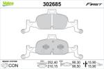 VALEO set placute frana, frana disc VALEO 302685 - piesa-auto