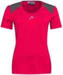 Head Club 22 Tech T-Shirt W - magenta - Rózsaszín