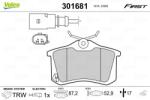 VALEO set placute frana, frana disc VALEO 301681 - piesa-auto