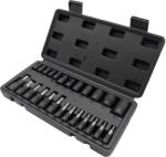 Lincos Torx és E-aljzat készlet, T8-T60, E4-E22, 25db (DK-122506)