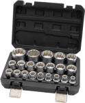 Lincos 21db-os 12 pontos dugókulcs készlet. Méretek: 8-36mm (DK-122110)