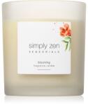 simply zen Sensorials Blooming Fragrance Candle ароматна свещ 120 гр