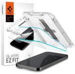 Spigen AGL05202 SPIGEN EZ FIT HD képernyővédő üveg 2db (2.5D, tokbarát, ultravékony, 0.2mm, 9H + segédkeret) ÁTLÁTSZÓ [Apple iPhone 14 Pro Max] (SG128806)