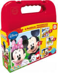 Educa Puzzle Mickey Mouse în cufăr Educa progresiv 25-20-16-12 buc de la 24 luni (EDU16505) Puzzle