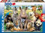 Educa Puzzle Animale - Poză de clasă Educa 300 buc de la vârsta de 8 ani de la 8 ani (EDU15908) Puzzle