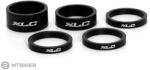 XLC AS-A02 szár alátét készlet, ⌀-25, 4 mm, 5 db, fekete