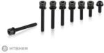 XLC csavar Laposra szerelhető adapter hez M5x15 mm 2 db (M5x19 mm, standard fej, 2-szett)