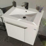 TMP cabinets VISION 50 fali függesztett fürdőszobai bútor - SKY 3 E-8099-50 porcelán mosdóval - 51 x 40 cm (83400168) - pepita