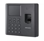 Hikvision DS-K1A802AMF-B Munkaidő terminál, ujjnyomat- és Mifare hitelesítéssel, billentyűzettel; RJ45; akkumulátorral (DS-K1A802AMF-B) - digipont