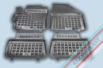 Rezaw-Plast Toyota bZ4X (2022-) set de covorașe din cauciuc Rezaw-Plast cu margini înalte (REZAWPLAST-201448)