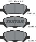 TEXTAR fékbetétkészlet, tárcsafék TEXTAR 2200301 (2200301)