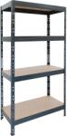  Rivet S nagy teherbírású fém polcállvány antracit 180 cm x 75 cm x 35 cm (TR18C400KHBBD8TOB0)