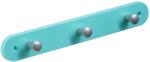  Hettich ruhafogas 3 akasztós 280 mm x 40 mm x 8 mm mentazöld műanyag