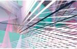 Komar vlies fotótapéta Space Grid Spring 400 cm x 250 cm