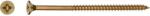 LUX-TOOLS LUX süllyesztettfejű univ. csavar PZ-behajt. 5 mm x 80 mm 200 darab (470427)