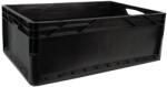 Eurobox-System Eurobox-rendszer Tauro tömörfalú 42 l-es doboz 60 cm x 40 cm x 22 cm fekete (604022V-766)