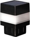 Floraworld LED-es napelemes cölöpsapka 2 db-os szett antracit 4 cm x 4 cm