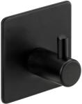  Hettich öntapadó fogas fém fekete matt 45 mm x 45 mm x 28 mm 1 db