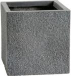  OBI Calais virágcserép 24 cm x 24 cm x 24, 5 cm antracit (202853)