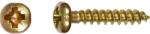  Félgömbfejű univerzális csavar PZ-behajtás 4 mm x 20 mm 20 darab (485822)