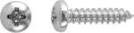  Lencsefejű univerzális csavar PH-behajtás 3, 5 mm x 13 mm 12 darab (486858)