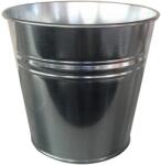  Cink kaspó 25 cm ezüst (2-05200)
