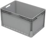 Eurobox-System Eurobox-rendszer tömörfalú doboz 60 cm x 40 cm x 32 cm szürke (604032V-010)