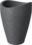 Scheurich Wave Globe Highkaspó 40 cm átmérő fekete - gránit (54265)
