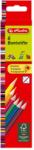 Herlitz Set creioane color triunghiulare Herlitz, 6 buc