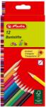 Herlitz Set creioane color triunghiulare Herlitz, 12 buc