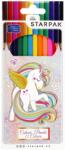 Starpak Set creioane colorate Starpak, Unicorn, 12 culori