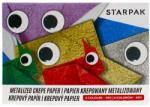 Starpak Set hartie creponata metalizata Starpak, C5, 6 coli
