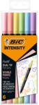 BIC Markere de colorat cu dublu varf Intensity, Bic, Pastel, 6 buc