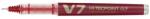 Pilot Pix cu varf Roller, Pilot, V7, Hi-Tecpoint, reincarcabil, Rosu, 0.7 mm