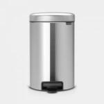Brabantia Pedálos szemetes 12 literes Matt Steel Pedal Bin Newicon 112041 (180193)