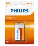 Philips LongLife 9V elem 1 db PH-LL-9V-B1 (PH-LL-9V-B1)