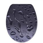  Duroplast WC ülőke szürke vízcseppes minta P-V (P-V)