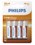 Philips LongLife AA elem 4 db PH-LL-AA-B4 (PH-LL-AA-B4)