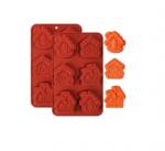  Házikó süteménykészítő forma 6 lyukú 27 * 16 cm szilikon T13132 (T13132)