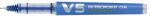 Pilot Pix cu varf Roller, Pilot, V5, Hi-Tecpoint, reincarcabil, Albastru, 0.5 mm